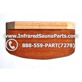 WOOD SHELVES + CUP HOLDERS - HEMLOCK WOOD CUP HOLDER STYLE 3 4