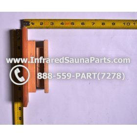 WOOD HANDLES + TOWEL HANDLES - HEMLOCK WOOD DOOR HANDLE STYLE 1 4