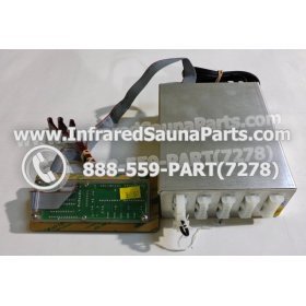 COMPLETE CONTROL POWER BOX WITH CONTROL PANEL - COMPLETE CONTROL POWER BOX  O-SAUNA INFRARED SAUNA WITH CONTROL PANEL 13