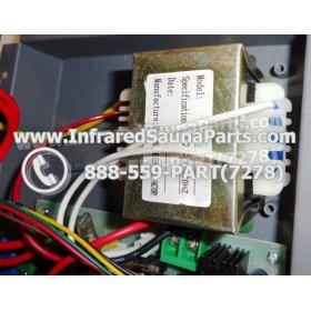 COMPLETE CONTROL POWER BOX WITH CONTROL PANEL - COMPLETE CONTROL POWER BOX  INFRARED SAUNA 110v 120v WITH ONE CONTROL PANEL UNIVERSAL 11