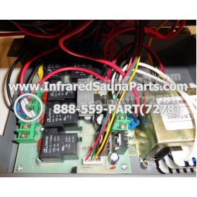 COMPLETE CONTROL POWER BOX WITH CONTROL PANEL - COMPLETE CONTROL POWER BOX  INFRARED SAUNA 110v 120v WITH ONE CONTROL PANEL UNIVERSAL 12
