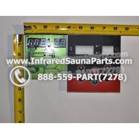 CIRCUIT BOARDS WITH  FACE PLATES - CIRCUIT BOARD WITH FACE PLATE VIDAL INFRARED SAUNA  06S064 5