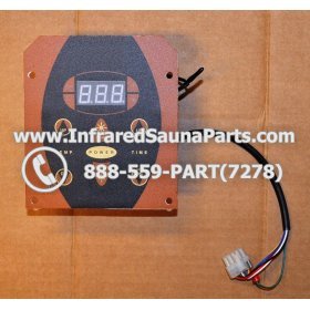 CIRCUIT BOARDS WITH  FACE PLATES - CIRCUIT BOARD WITH FACE PLATE NIRVANA SAUNAS SN 20051124279 AND REMOTE CONTROL 2