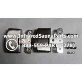 DOOR HINGES - GLASS DOOR HINGE STYLE 9 COMPLETE SET 10