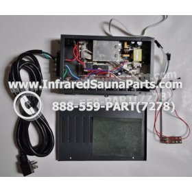 COMPLETE CONTROL POWER BOX 220V / 240V - COMPLETE CONTROL POWER BOX 220V / 240V WITH 7 CIRCUIT BOARD PINS  6 FEMALE PLUGS SAUNA KING INFRARED SAUNA 23