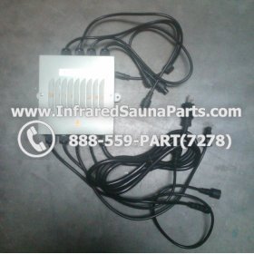 COMPLETE CONTROL POWER BOX 220V / 240V - COMPLETE CONTROL POWER BOX 220V / 240V FED INTL.INFRARED SAUNA WITH 8 HEATER PLUGS v1 13