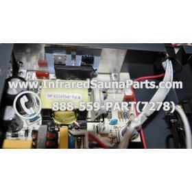 COMPLETE CONTROL POWER BOX 220V / 240V - COMPLETE CONTROL POWER BOX 220V / 240V SAUNAGEN INFRARED SAUNA  110V  120V WITH 7 CIRCUIT BOARD PINS  6 FEMALE PLUGS 27