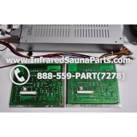 COMPLETE CONTROL POWER BOX WITH CONTROL PANEL - COMPLETE CONTROL POWER BOX IRONMAN INFRARED SAUNA STYLE 3 WITH TWO CONTROL PANELS 4