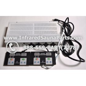 COMPLETE CONTROL POWER BOX WITH CONTROL PANEL - COMPLETE CONTROL POWER BOX JOSEN INFRARED SAUNA STYLE 1 WITH TWO CONTROL PANELS 2