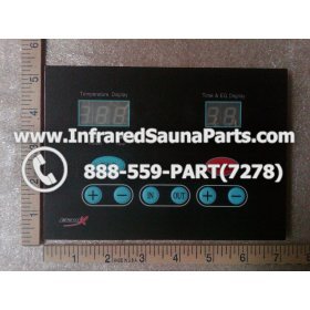 FACE PLATES - FACEPLATE FOR CIRCUIT BOARD SAUNAS TODAY INFRARED SAUNA C15 9012 6