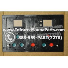 FACE PLATES - FACEPLATE FOR CIRCUIT BOARD SAUNA SUPPLY WORLD INFRARED SAUNA WXYZLYCA23V10 3