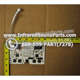 CIRCUIT BOARDS / TOUCH PADS - CIRCUIT BOARD  TOUCHPAD SAUNA SUPPLY WORLD INFRARED SAUNA WXYZLYCA23V10 WITH THERMOSTAT WIRE 2