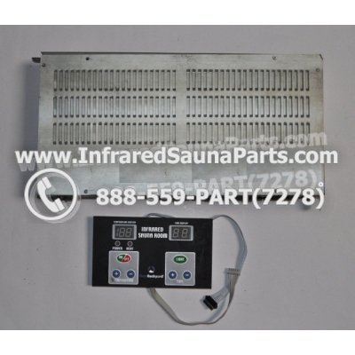 COMPLETE CONTROL POWER BOX WITH CONTROL PANEL - COMPLETE CONTROL POWER BOX CAL SAUNA INFRARED SAUNA STYLE 2 WITH ONE CONTROL PANEL 1