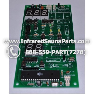 CIRCUIT BOARDS / TOUCH PADS - CIRCUIT BOARD  TOUCHPAD FED INTERNATIONAL  INFRARED SAUNA  03112006 1