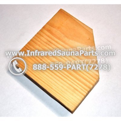 WOOD SHELVES + CUP HOLDERS - HEMLOCK WOOD CUP HOLDER STYLE 6 1