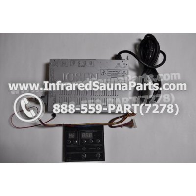COMPLETE CONTROL POWER BOX WITH CONTROL PANEL - COMPLETE CONTROL POWER BOX WASAUNA INFRARED SAUNA STYLE 3 WITH ONE CONTROL PANEL 1
